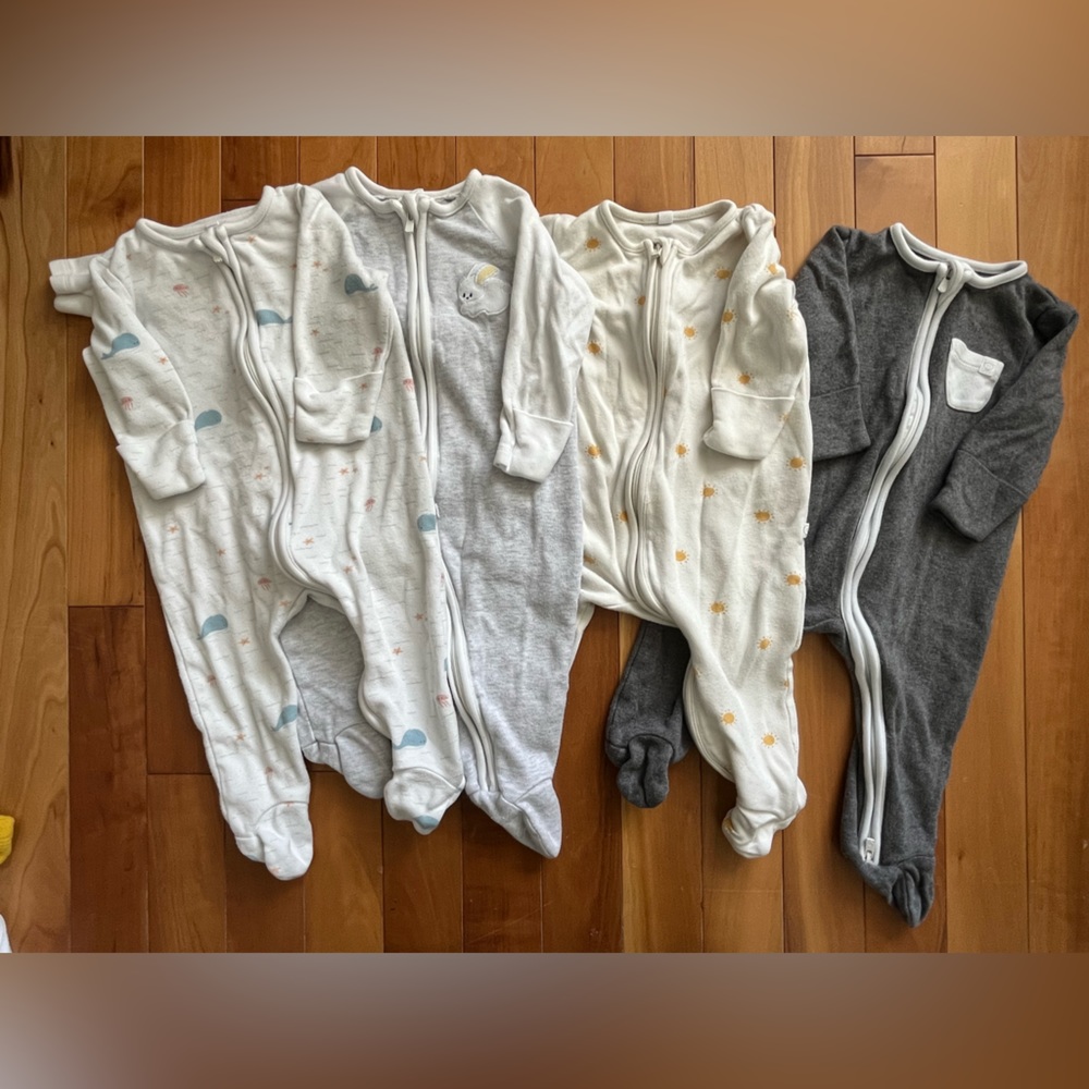Mori baby sleep suits (3-6 months)